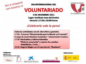 Cartel día Int. Voluntariado