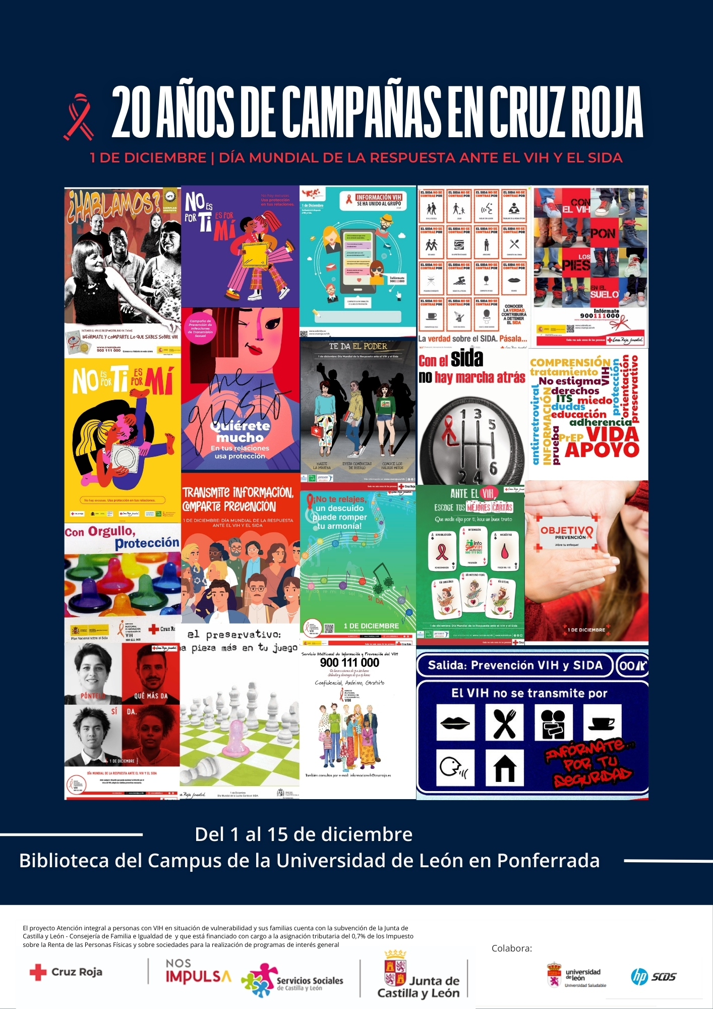 Cartel Exposición Cruz Roja