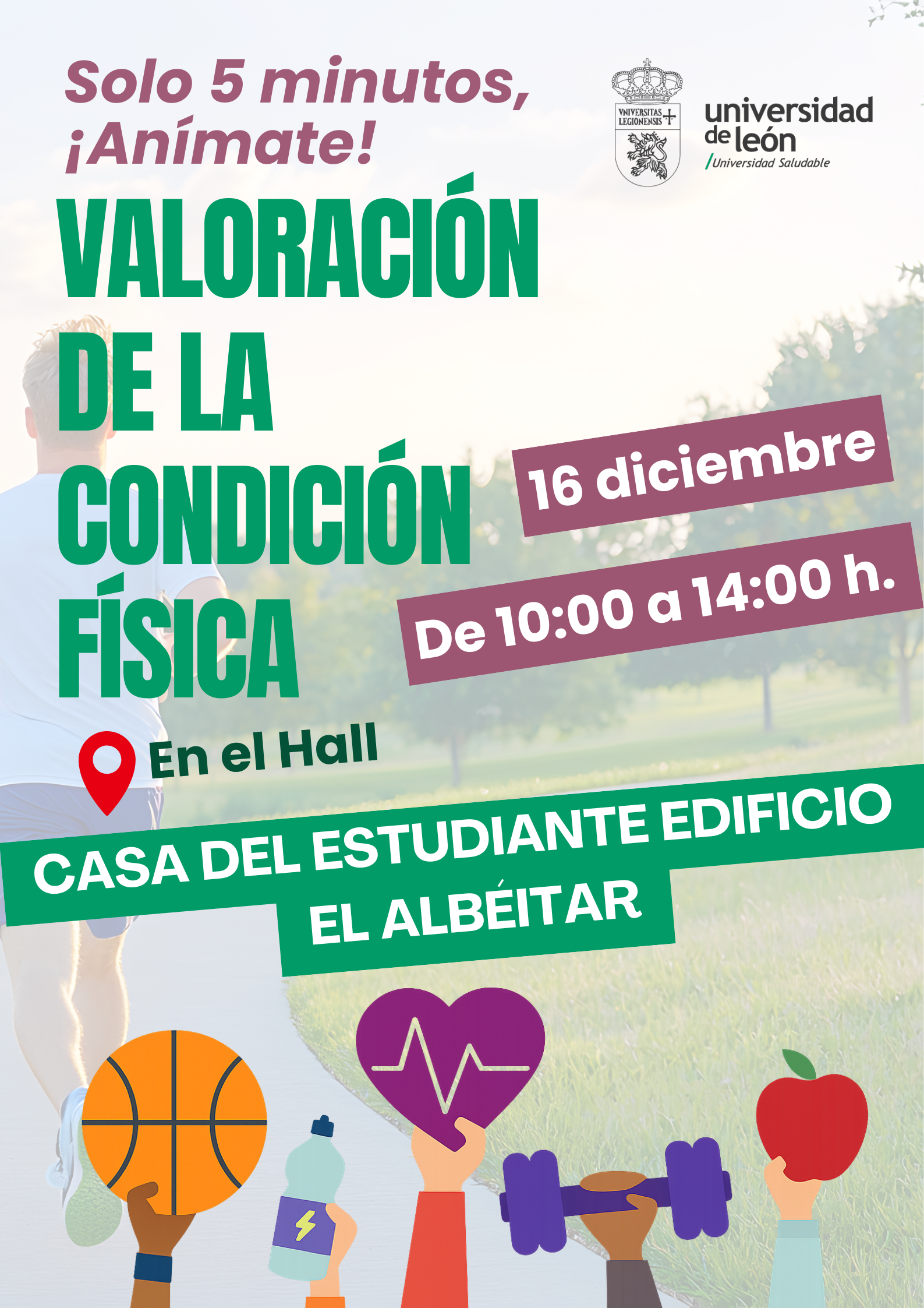 Cartel Taller Condición física