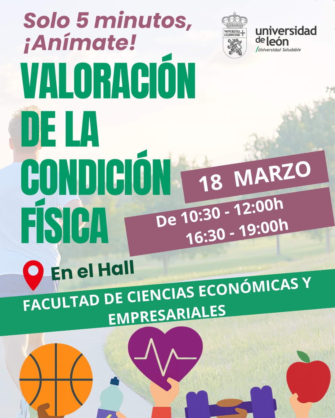 Cartel Taller Condición física