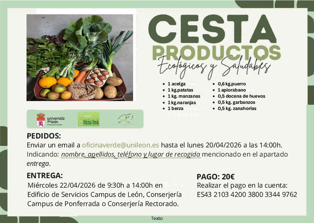 Cesta de productos ecológicos